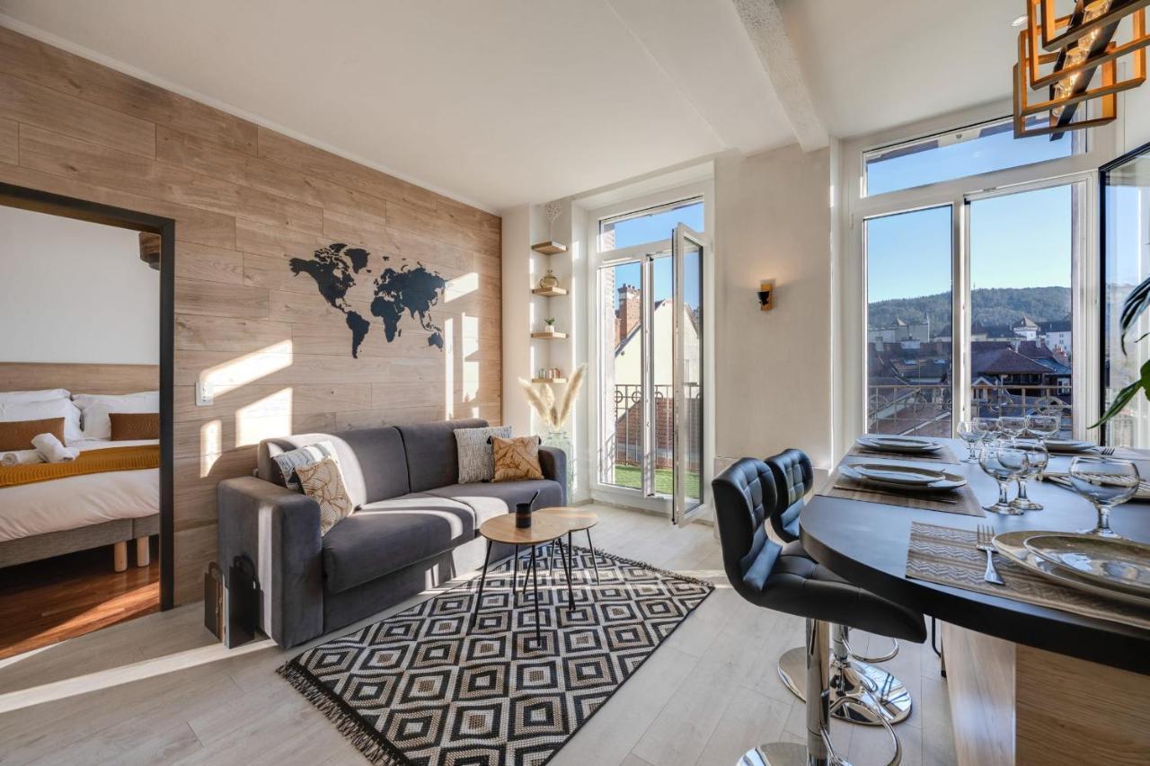 Le Balcon Annecien 4 - Rooftop View For 2-4 People Анси Екстериор снимка