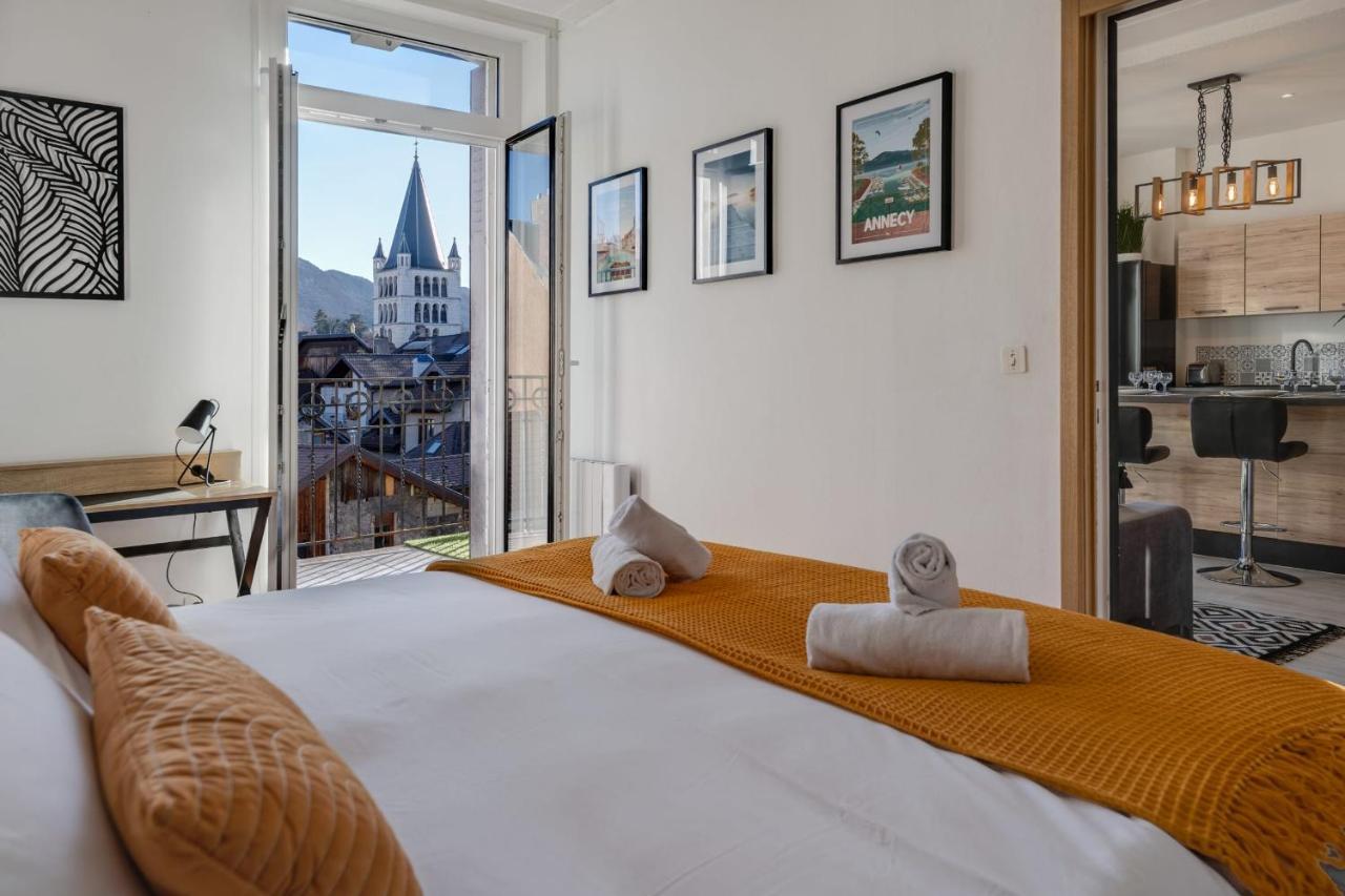 Le Balcon Annecien 4 - Rooftop View For 2-4 People Анси Екстериор снимка