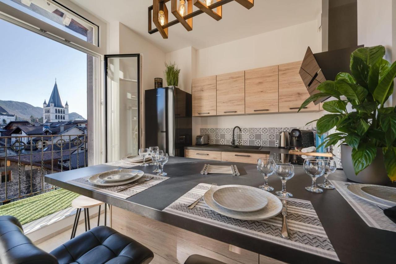 Le Balcon Annecien 4 - Rooftop View For 2-4 People Анси Екстериор снимка